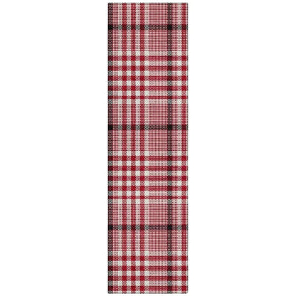 LOOMLAN Rugs Samira Red Washable Indoor-Outdoor Rug