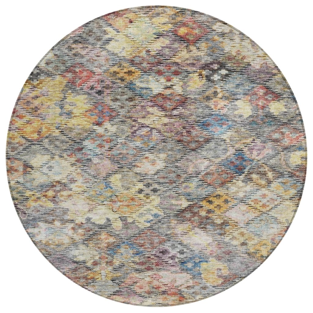 LOOMLAN Rugs San Marino Gold Washable Indoor-Outdoor Rug