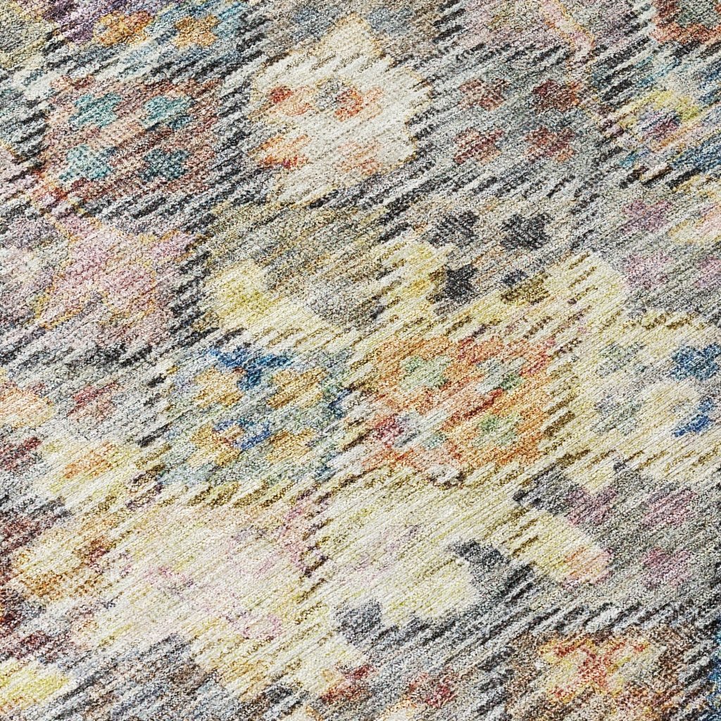 LOOMLAN Rugs San Marino Gold Washable Indoor-Outdoor Rug
