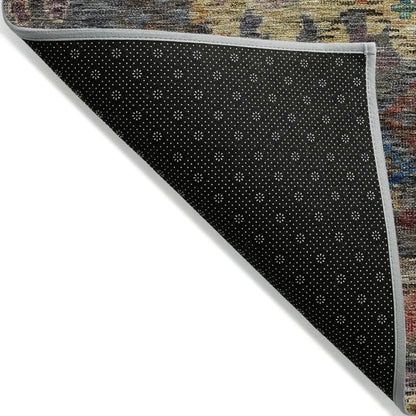 LOOMLAN Rugs San Marino Gray Washable Indoor-Outdoor Rug