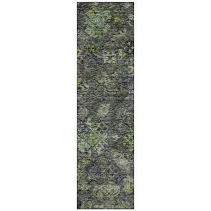 LOOMLAN Rugs San Marino Green Washable Indoor-Outdoor Rug