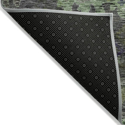 LOOMLAN Rugs San Marino Green Washable Indoor-Outdoor Rug