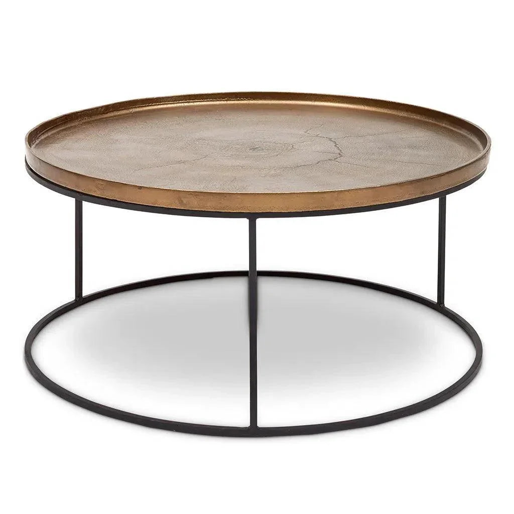 Urbia Sana Reclaimed Aluminum Round Coffee Table