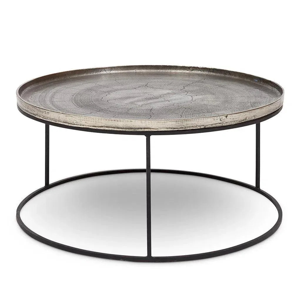 Urbia Sana Reclaimed Aluminum Round Coffee Table
