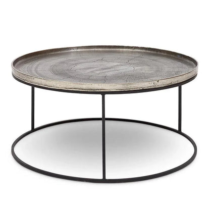 Urbia Sana Reclaimed Aluminum Round Coffee Table