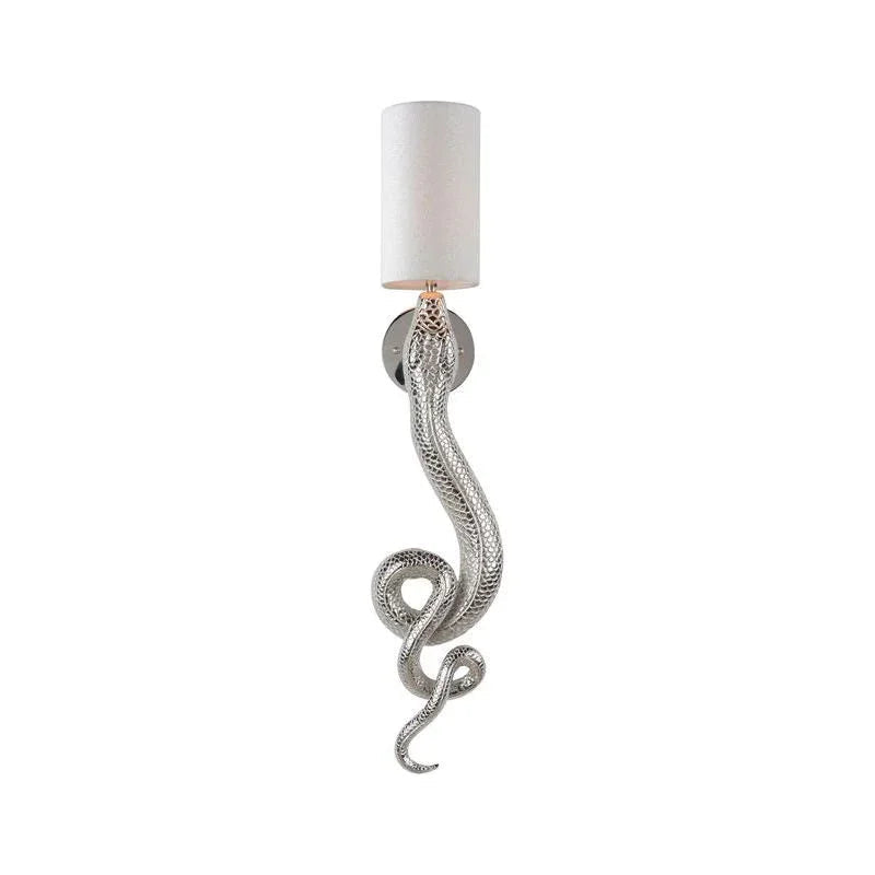 Sapera Snake Design Iron Made Wall Sconce