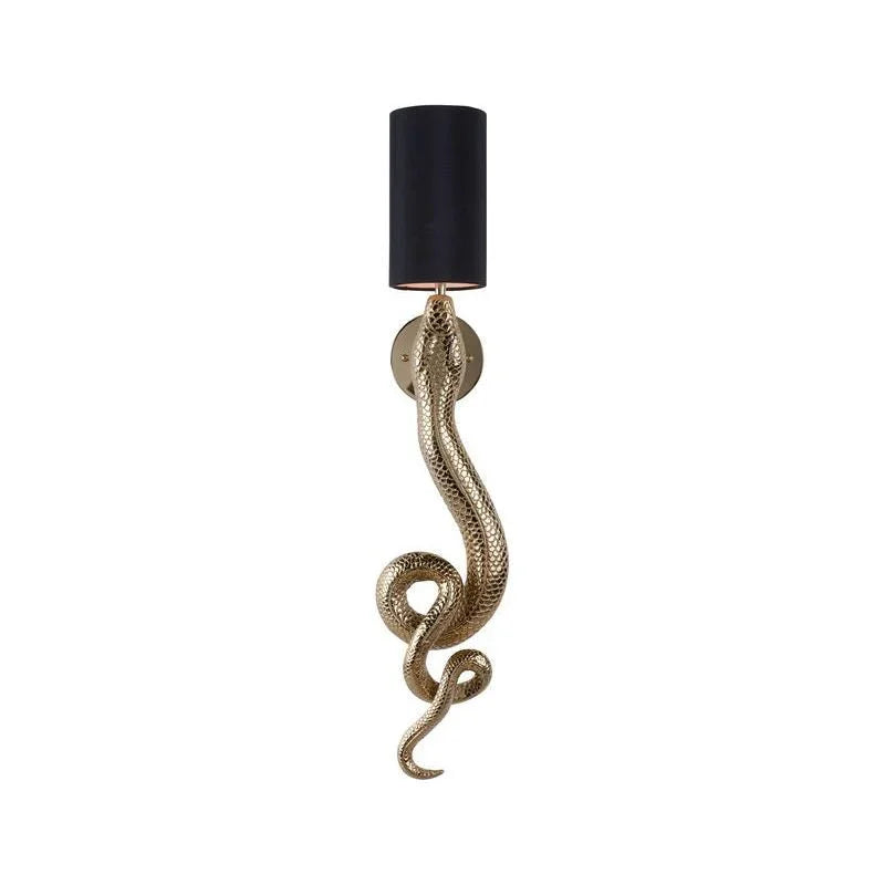 Sapera Snake Design Iron Made Wall Sconce
