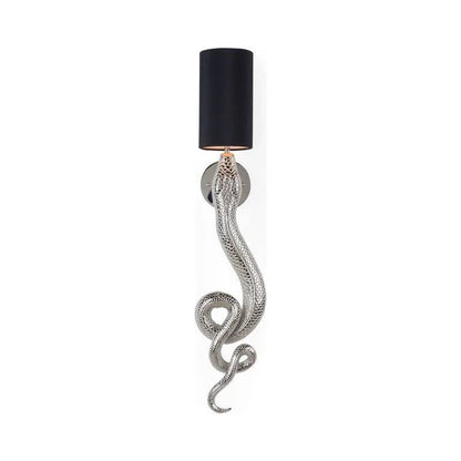 Sapera Snake Design Iron Made Wall Sconce