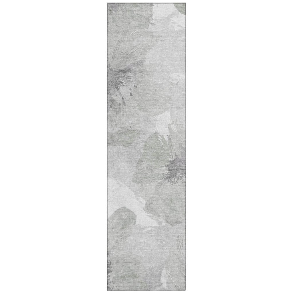 LOOMLAN Rugs Saphirae Ivory Washable Indoor-Outdoor Rug