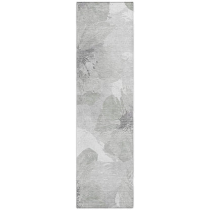 LOOMLAN Rugs Saphirae Ivory Washable Indoor-Outdoor Rug