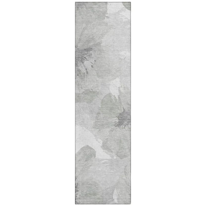 LOOMLAN Rugs Saphirae Ivory Washable Indoor-Outdoor Rug