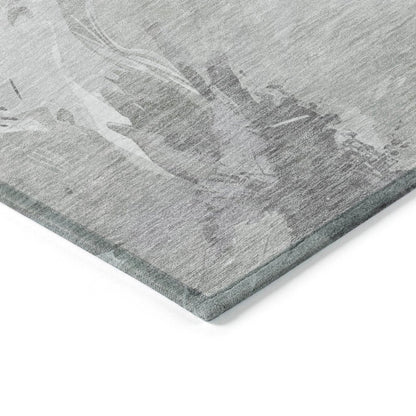 LOOMLAN Rugs Saphirae Ivory Washable Indoor-Outdoor Rug