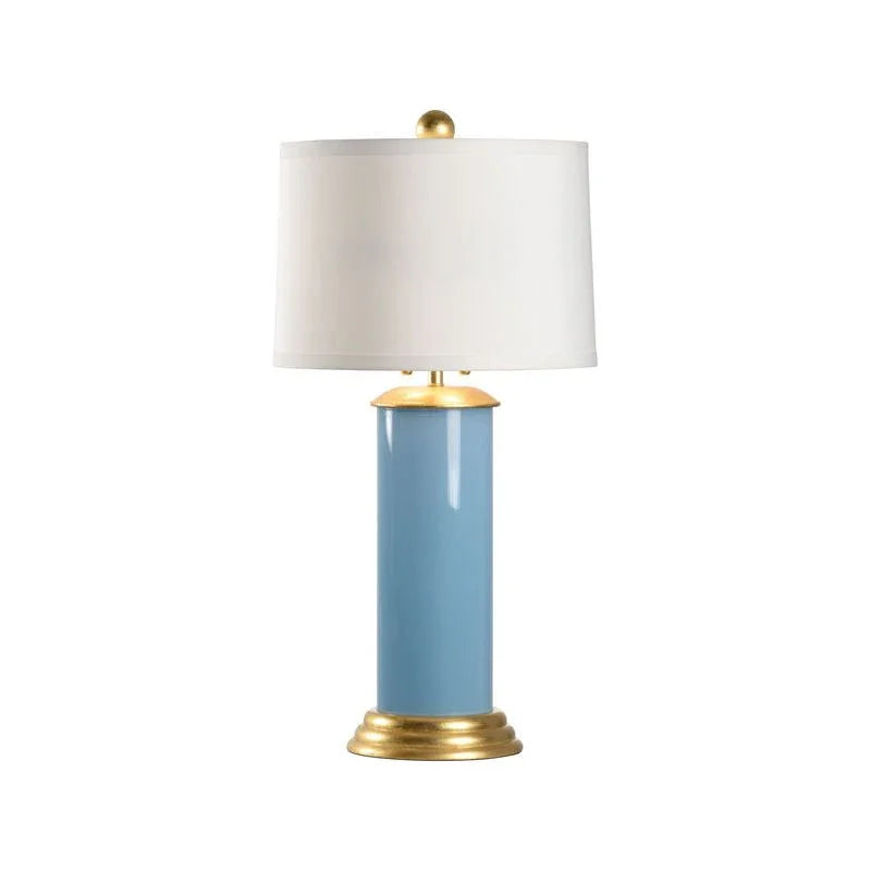 Wildwood Savannah Cylinder Design Glass Table Lamp