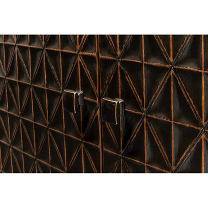 Scrubboard Front Sideboard Ebony - LOOMLAN - Sarreid - Sideboards