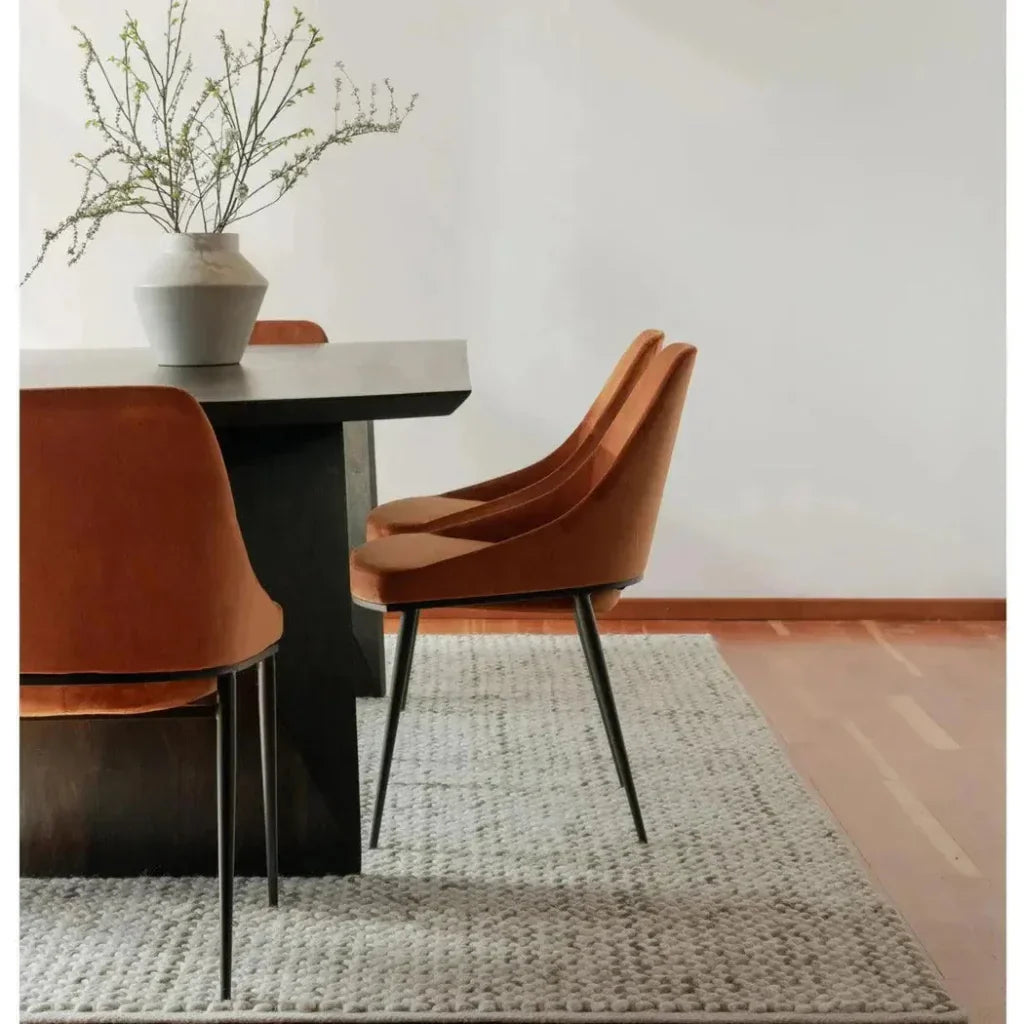 Sedona Modern Velvet Dining Chair 2PC - LOOMLAN - Moe's Home - Dining Chairs