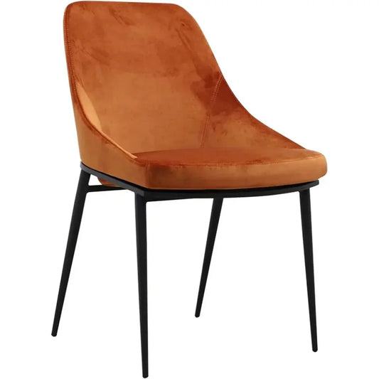 Moe's Home Sedona Velvet Armless Dining Chair 2PC