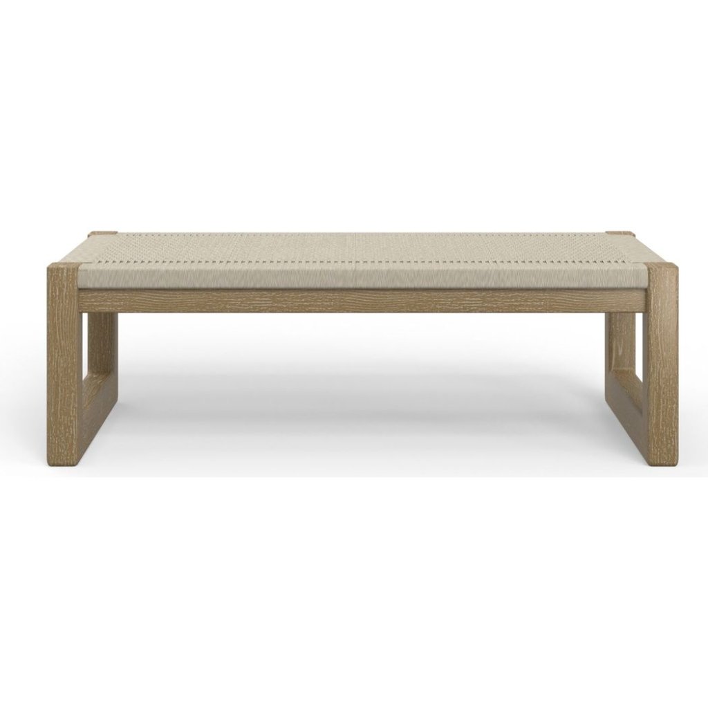 Sedona Teak Wood Outdoor Coffee Table - LOOMLAN - Sunset West - Outdoor Coffee Tables