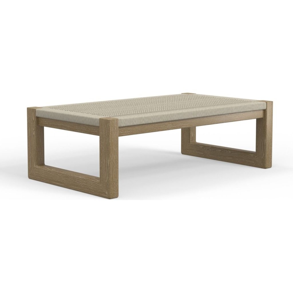 Sedona Teak Wood Outdoor Coffee Table - LOOMLAN - Sunset West - Outdoor Coffee Tables