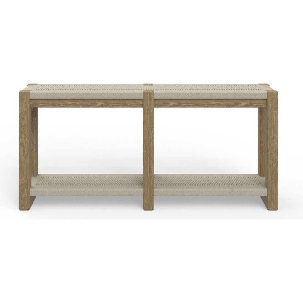 Sedona Teak Wood Outdoor Console Table - LOOMLAN - Sunset West - Outdoor Console Tables