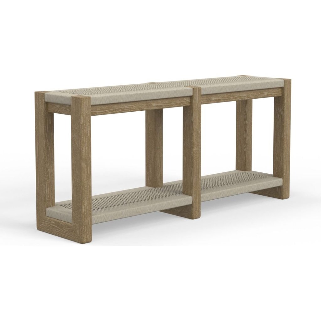 Sedona Teak Wood Outdoor Console Table - LOOMLAN - Sunset West - Outdoor Console Tables