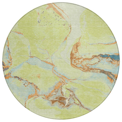 LOOMLAN Rugs Selene Aloe Washable Indoor-Outdoor Rug