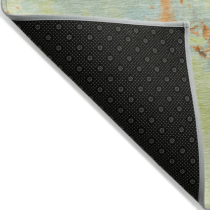 LOOMLAN Rugs Selene Aloe Washable Indoor-Outdoor Rug