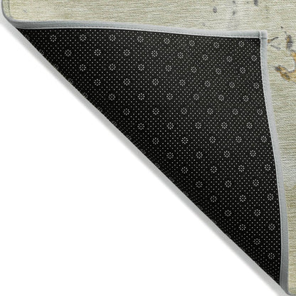 LOOMLAN Rugs Selene Ivory Washable Indoor-Outdoor Rug