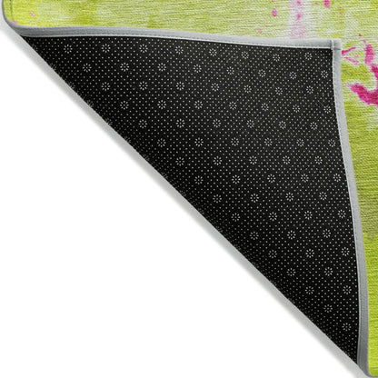 LOOMLAN Rugs Selene Lime Washable Indoor-Outdoor Rug
