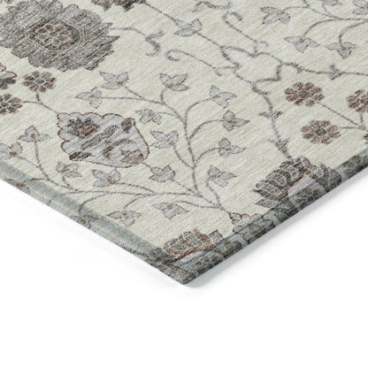 Selma Ivory Washable Indoor - Outdoor Rug - LOOMLAN - LOOMLAN Rugs - Outdoor Rugs