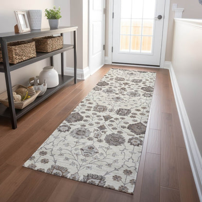 Selma Ivory Washable Indoor - Outdoor Rug - LOOMLAN - LOOMLAN Rugs - Outdoor Rugs