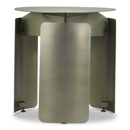 Urbia Senshi Industrial Steel Round End Table