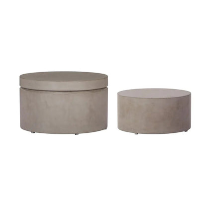 Serendipity Round Patio Accent Table (Set Of 2)
