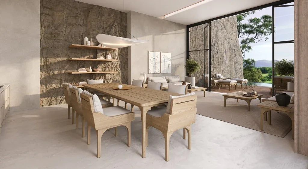 Serenique Teak Patio Dining Chair (Set Of 2) - LOOMLAN - Seasonal Living - Outdoor Dining Chairs