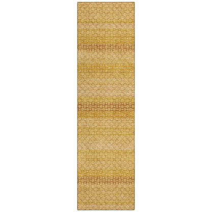 LOOMLAN Rugs Serenith Gold Washable Indoor-Outdoor Rug