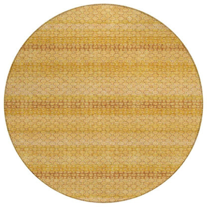 LOOMLAN Rugs Serenith Gold Washable Indoor-Outdoor Rug