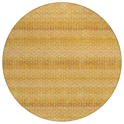 LOOMLAN Rugs Serenith Gold Washable Indoor-Outdoor Rug