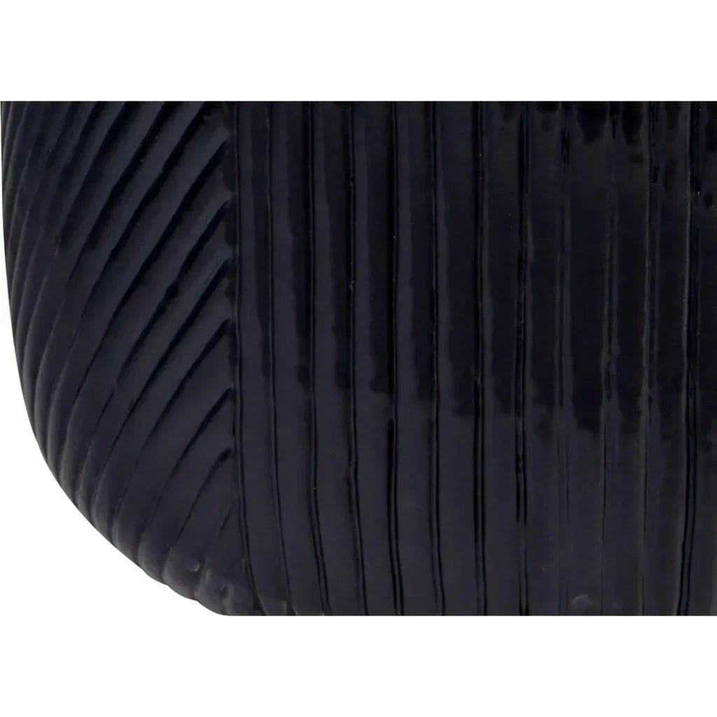 Serenity Black Outdoor Planter Set of 2 - LOOMLAN - Seasonal Living - Planters