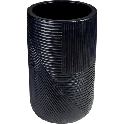 Serenity Black Outdoor Planter Set of 2 - LOOMLAN - Seasonal Living - Planters