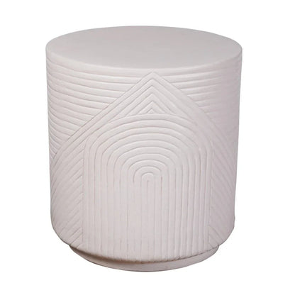 Serenity Textured Ceramic Patio Stool