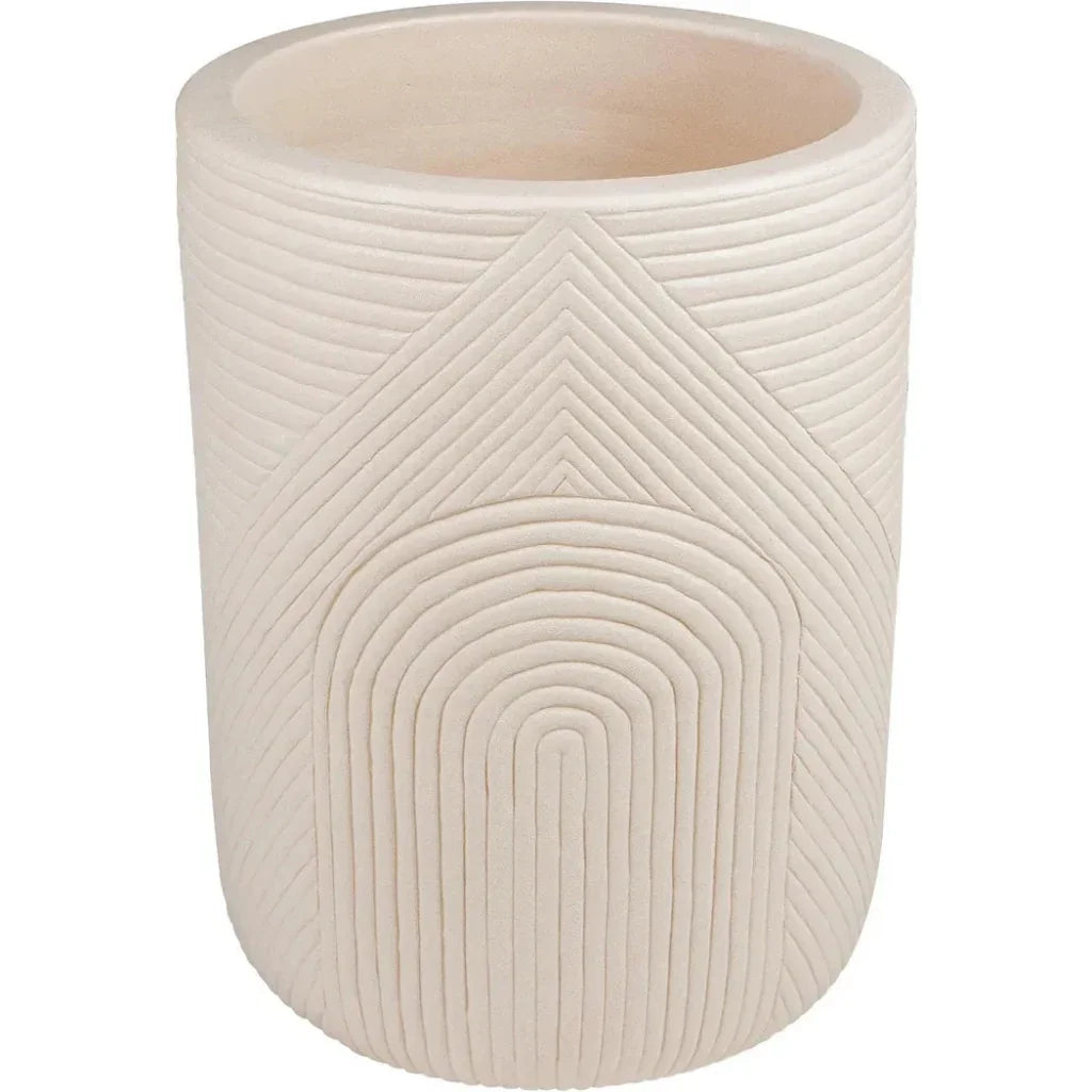 Serenity White Outdoor Planter Set of 2 - LOOMLAN - Seasonal Living - Planters