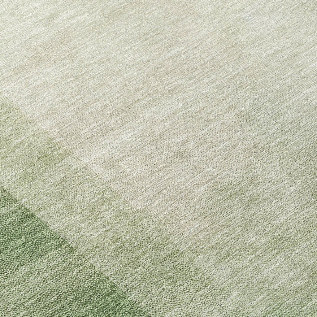 LOOMLAN Rugs Serephina Green Washable Indoor-Outdoor Rug