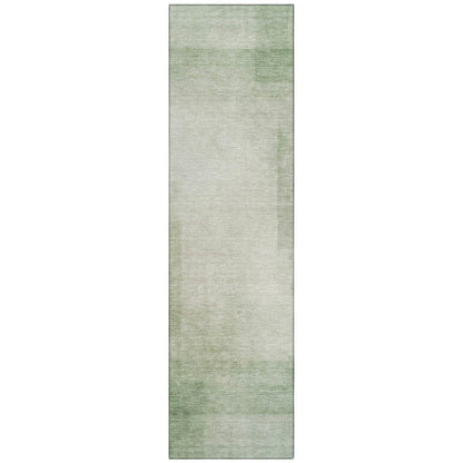 LOOMLAN Rugs Serephina Green Washable Indoor-Outdoor Rug