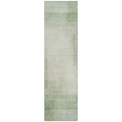 LOOMLAN Rugs Serephina Green Washable Indoor-Outdoor Rug