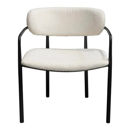 Set of (2) Skyler Dining Chairs in Boucle - LOOMLAN - Diamond Sofa - Dining Chairs