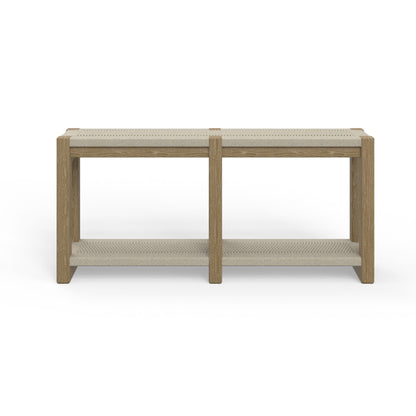 Sedona Solid Teak Wood Crafted Outdoor Console Table