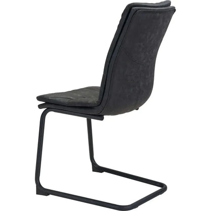 Sharon Leather Dining Chair 2PC - LOOMLAN - Zuo Modern - Dining Chairs