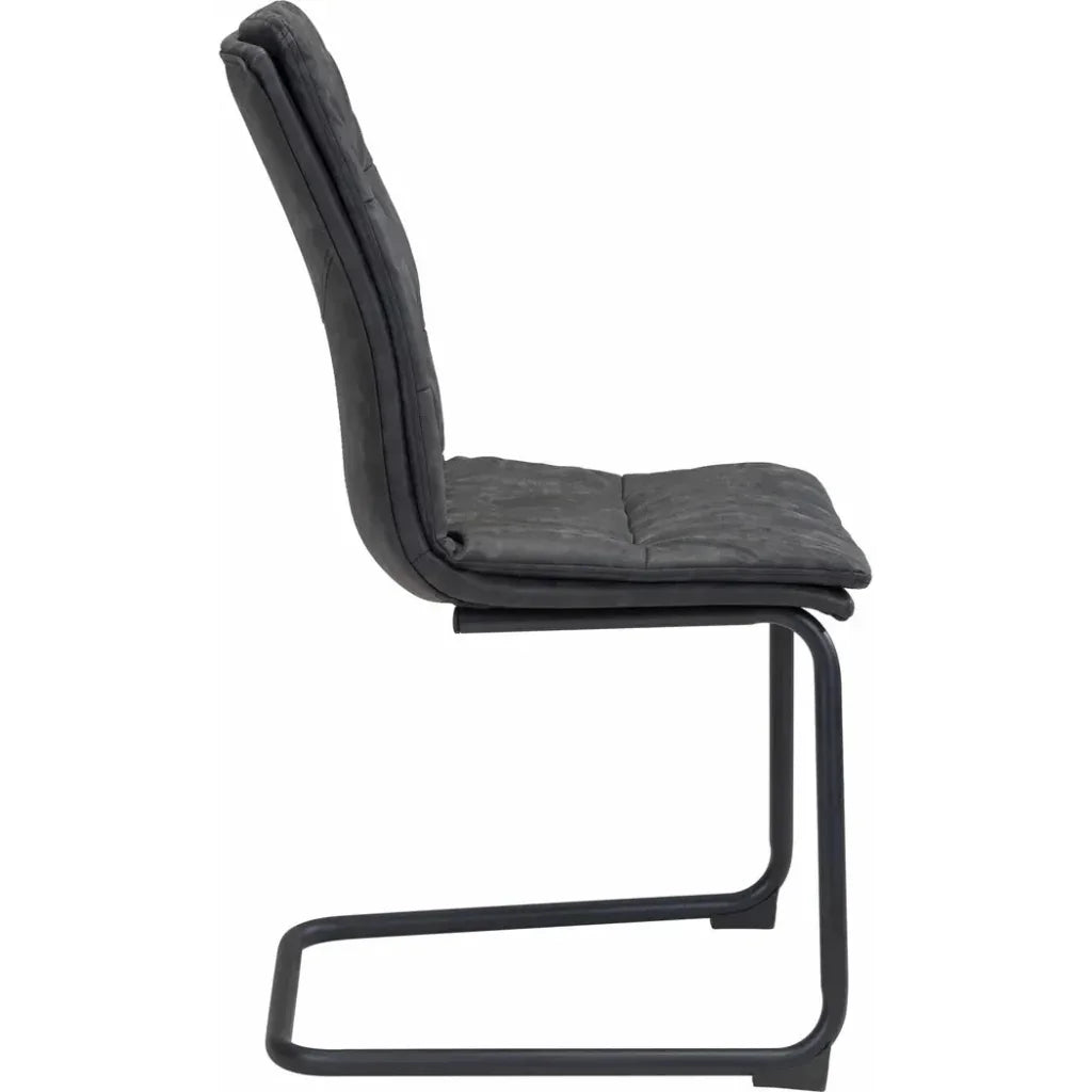 Sharon Leather Dining Chair 2PC - LOOMLAN - Zuo Modern - Dining Chairs