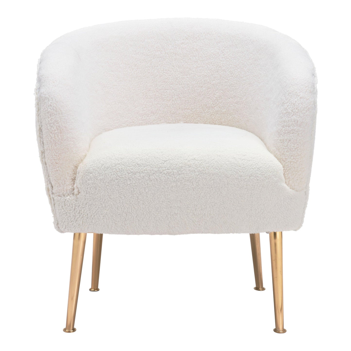 Sherpa Accent Chair Beige & Gold - Sideboards and Things Accents_Gold, Brand_Zuo Modern, Color_Beige, Color_Gold, Finish_Polished, Materials_Metal, Materials_Wood, Metal Type_Steel, Product Type_Occasional Chair, Upholstery Type_Fabric Blend, Upholstery Type_Polyester, Wood Species_Plywood