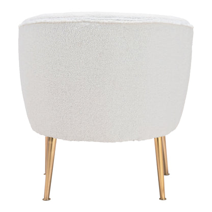 Sherpa Accent Chair Beige & Gold - Sideboards and Things Accents_Gold, Brand_Zuo Modern, Color_Beige, Color_Gold, Finish_Polished, Materials_Metal, Materials_Wood, Metal Type_Steel, Product Type_Occasional Chair, Upholstery Type_Fabric Blend, Upholstery Type_Polyester, Wood Species_Plywood