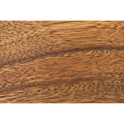 Noir Shibumi Scooped Wooden Dining Bench
